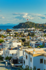 Touristic place Bodrum town in Turkey