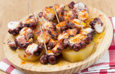 De tapas por Galicia,pulpo a feira