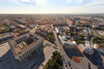 Панорама города с высоты