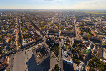 Obraz premium Город с высоты