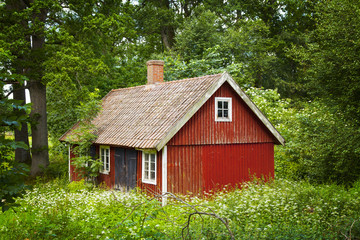 Red swedish cottage © feferoni