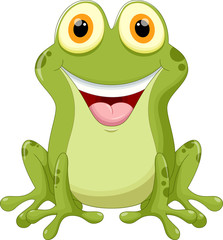Cute frog cartoon