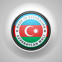 Made in Azerbaijan (non-English text - Azerbaijan goods)