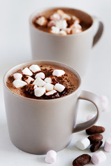 Mug of hot chocolate