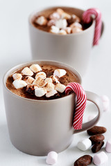 Mug of hot chocolate