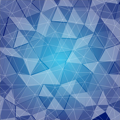 Vector abstract blue background.
