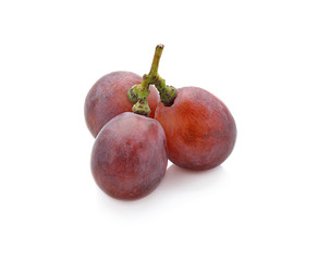 grapes isolated on white background