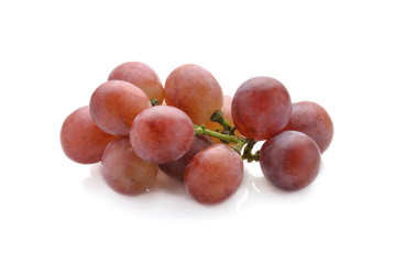 grapes isolated on white background