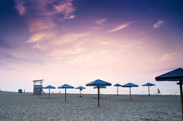 landscape sea  sunrice golden sky