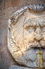 Fountain mask, Aventino, Rome, Italy