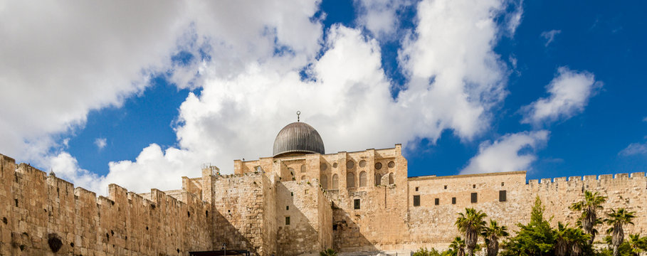 Israel, Jerusalem, Al-Aqsa Mosque April 4, 2015
