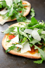 Rustic mini pizzas