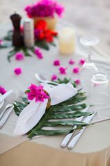 Beautifully served table
