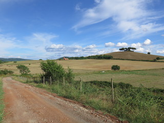 Obraz premium campagna, nuvole 
