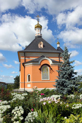 Fototapeta na wymiar Church in honour of the Tranfiguration in Optina Monastery, Russia