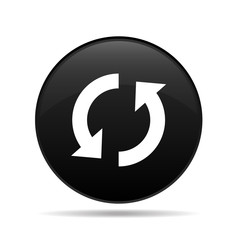 vector icon of return