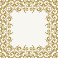 Floral Vector Fine Frame