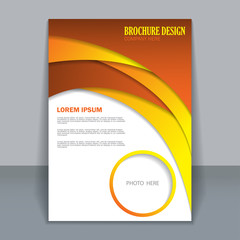 Fototapeta premium Vector flyer template for design 