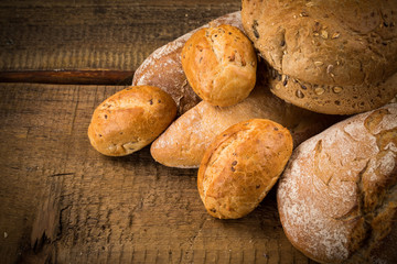 Close-up of traditional bread