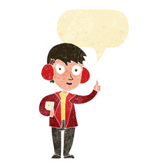 cartoon air force woman with speech bubble