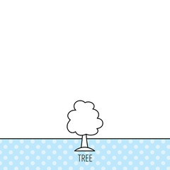 Tree icon. Forest wood sign.