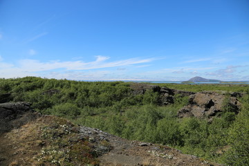 Island, Akureyri, Dimmuborgir, Lavapark