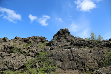 Island, Akureyri, Lavapark. Dimmuborgir