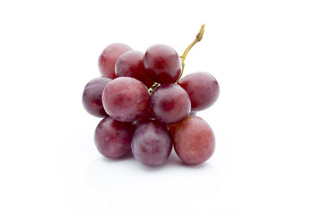 Grape on the white background. Fresh  berry.