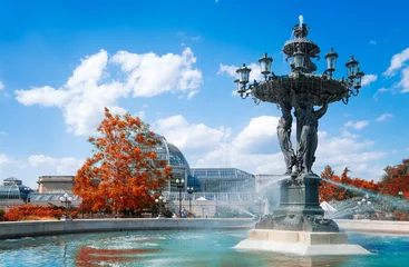Photo sur Plexiglas Fontaine Fontaine Bartholdi historique de Washington DC et jardin botanique des États-Unis