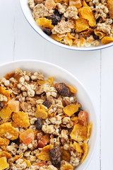 Toasted granola breakfast