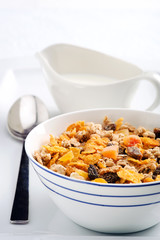 Cereal and milk