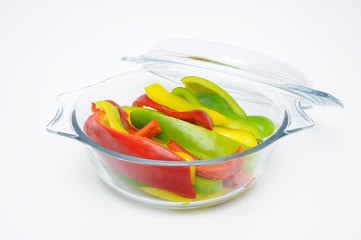 Cottura peperoni micro onde