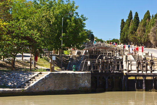 Schleuse Fonserannes in Beziers 2