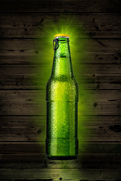 Green Beer Bottle