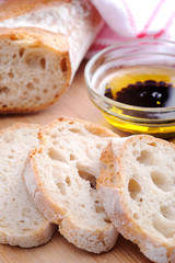 Bread with olive oil