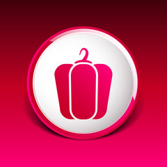 pepper logo bell sweet vector abstract line