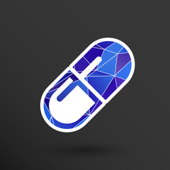 medical pain chemistry aspirin heap sickness simplistic icon