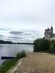 Fototapeta na wymiar Il Castello di Montsoreau, Loira - Francia