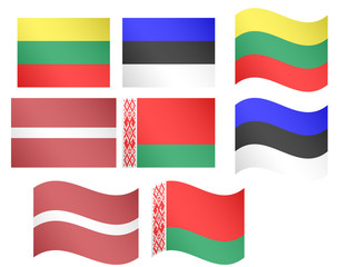 European Flags 13 EPS 10