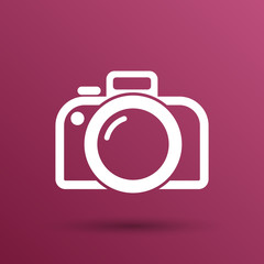 photo camera icon vector symbol photography vibrant 