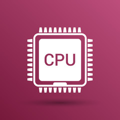 Circuit board  icon Technology scheme square symbol design