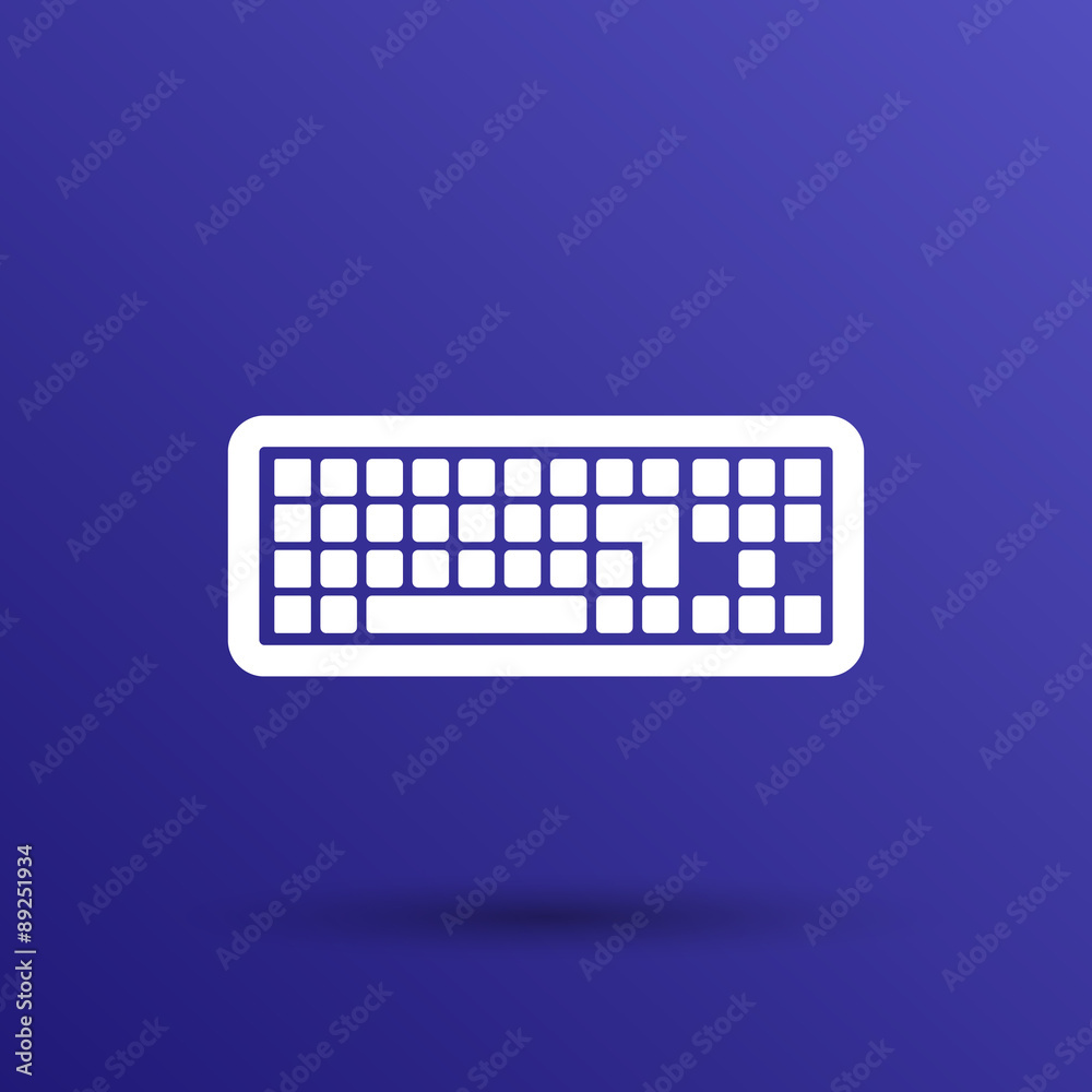 Fototapete icon keyboard laptop input put key alphabet tool