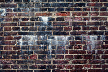 dirty brick wall vintage