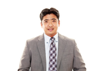 笑顔のビジネスマン