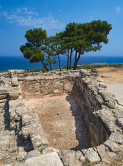 Ancient ruins of Kamiros on Rhodes