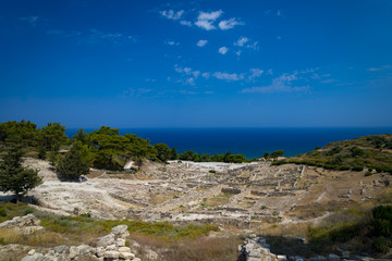 Ancient ruins of Kamiros on Rhodes