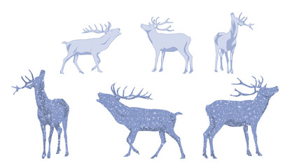 Christmas Decoration Deer Set