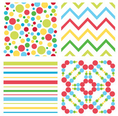 Children colorful pattern