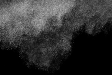 Abstract steam on a black background.