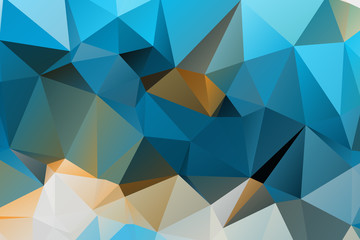 Blue triangular background